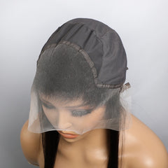 Vipbeauty Hair New-Upgrade Straight 13X4 Transparent Lace Frontal With All-in-One Breathable Adjustable Cap for DIY Human Hair Wig