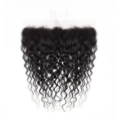 Water Wave 13x6 HD Lace Frontal Virgin Human Hair 150% Density