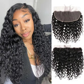 Water Wave 13x6 HD Lace Frontal Virgin Human Hair 150% Density