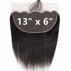 Straight 13x6 HD Lace Frontal Virgin Human Hair 150% Density