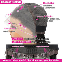 VIPbeauty Short Curly Bob Wigs Human Hair 13x4 Transparent Lace Front Wigs