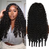 VIPbeauty Burmese Curly Wear Go Glueless 5x5 Lace Human Hair Wigs