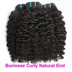 VIPbeauty Burmese Curly Bundles Human Hair Unprocessed Virgin Hair Bundles Deals