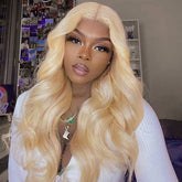 VIPbeauty 613 Blonde Body Wave Human Hair Wigs Pre-Plucked 13x6 Lace Front Wigs
