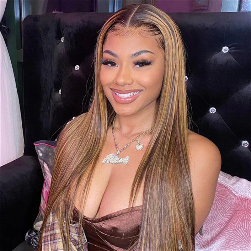 VIPbeauty Outlet Deal P4/27 Highlight 13x4 Lace Front Human Hair Wigs 180%