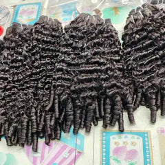 Brazilian Curly Hair Human Hair 4 Bundles Burmese Curls Bundles 100% Virgin Human Hair - VIPbeauty Hair