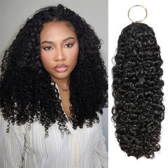 VIPbeauty Hair Feather Crochet Braid 60g/pack Curly Hair 100% Human Hair Extensions