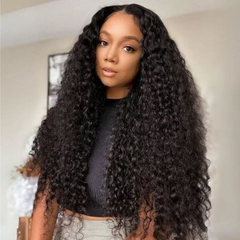 VIPbeauty Burmese Curly Wear Go Glueless 5x5 Lace Human Hair Wigs