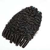 VipBeauty Burmese Culry Human Hair Extension Natural Black Color For Sew In Weave