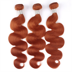 VIPbeauty #350 Ginger Orange 100% Virgin Human Hair Bundles 1/3/4PCS