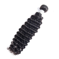 VIPbeauty Deep Wave Virgin Soft Human Hair Extensions 1 PC/Pack