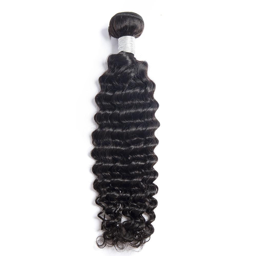VIPbeauty Deep Wave Virgin Soft Human Hair Extensions 1 PC/Pack