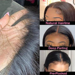 Loose Wave 13x6 HD Lace Frontal Virgin Human Hair 150% Density