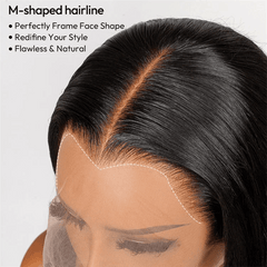 VIPbeauty Lagos Hairline Body Wave 13x4 13x6 Lace Frontal Wigs With Widows Peak