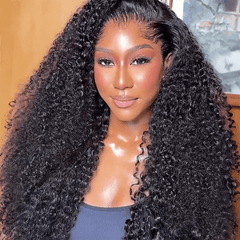 VIPbeauty Lagos Hairline Widows Peak Burmese Curly 13x6 Lace Frontal Wig Human Hair