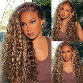 VIPbeauty New In P4/27 Highlight Feather Crochet Hair Pre-Looped Human Hair For Easy Styling