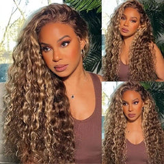VIPbeauty New In P4/27 Highlight Feather Crochet Hair Pre-Looped Human Hair For Easy Styling