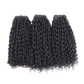 VIPbeauty Pixie Curly Human Hair Bundles Brazilian Virgin Hair Extensation