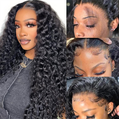 VIPbeauty HD Lace Front Wigs Water Wave 13x4 13x6 Full Lace Human Hair Wigs 180%