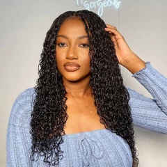 VIPbeauty Water Wave Bulk Human Hair Extensions for Boho Knotless Braiding