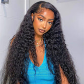 VIPbeauty 13x6 HD Lace Frontal Wigs Water Wave 5x5 Glueless Human Hair Wigs 180%