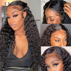 VIPbeauty 13x6 HD Lace Frontal Wigs Water Wave 5x5 Glueless Human Hair Wigs 180%