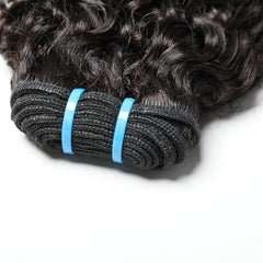 VipBeauty Burmese Culry Human Hair Extension Natural Black Color For Sew In Weave