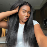 VIPbeauty Kinky Straight Lace Front Wigs 13x4 13x6 Full Lace Human Hair Wigs For Women