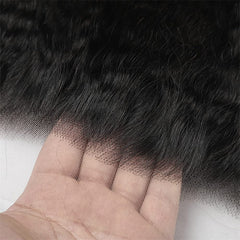Yaki Straight 13x6 HD Lace Frontal Virgin Human Hair 150% Density