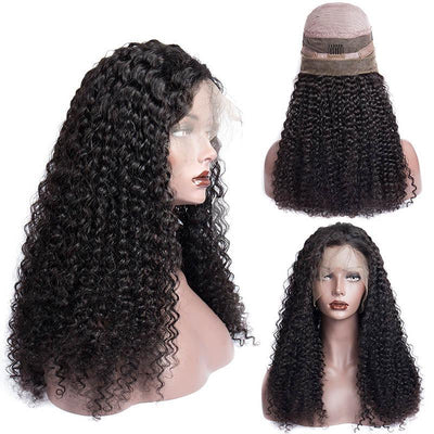 360 Lace Wig Human Hair Wigs Curly Lace Wigs Pre Plucked with Baby Hair