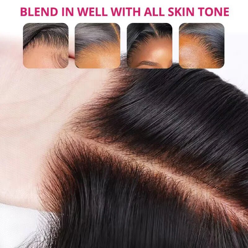 VIPbeauty 13x6 HD Full Lace Wig Body Wave Glueless Wigs Pre-Cut Lace Beginner Friendly