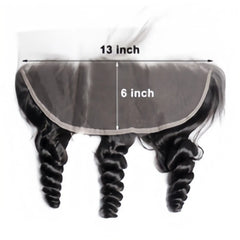 Loose Wave 13x6 HD Lace Frontal Virgin Human Hair 150% Density