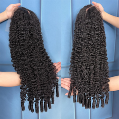 VIPbeauty Burmese Curly Wear Go Glueless 5x5 Lace Human Hair Wigs