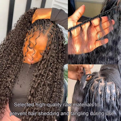 VIPbeauty Bora Bora Braids Burmese Curly Bulk 100% Human Hair Extensions For Bohemian Knotless Braids