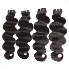 VIPbeauty Body Wave Human Hair Bundles With 5x5 Lace Closure