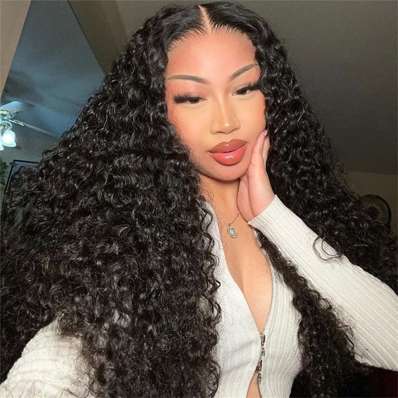 VIPbeauty 13x6 HD Lace Frontal Wigs Water Wave 5x5 Glueless Human Hair Wigs 180%