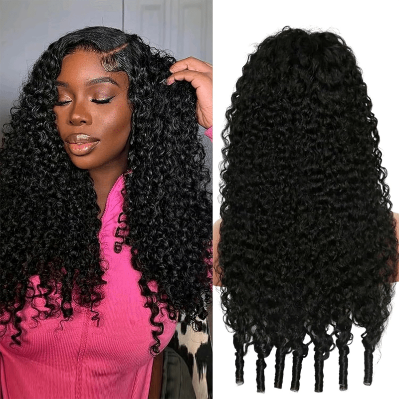VIPbeauty Burmese Curly Lace Frontal Wigs HD 5x5 Pre-Cut Glueless Human Hair Wigs 180%