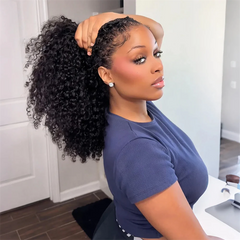 VIPbeauty Burmese Curly Lightweight Crochet Braids Human Hair Extensions