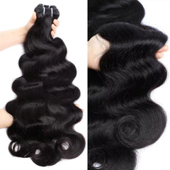 Top Grade 100% Raw Indian Virgin Human Hair Body Wave 3 Bundles Human Hair Extensions