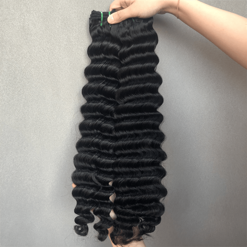 VIPbeauty Ocean Spiral Hair Loose Deep Curl Human Hair Extensions