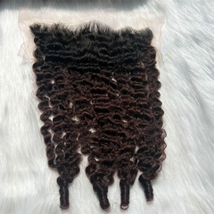 VIPbeauty Burmese Curly 13x6 HD Lace Frontal Virgin Human Hair