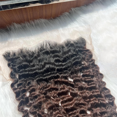 VIPbeauty Burmese Curly 13x6 HD Lace Frontal Virgin Human Hair