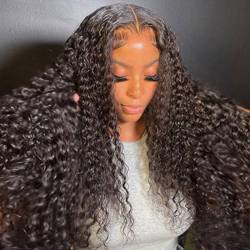 VIPbeauty Lagos Hairline Widows Peak Burmese Curly 13x6 Lace Frontal Wig Human Hair