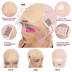 VIPbeauty Outlet Deal 613 Blonde 13x4 Lace Frontal Human Hair Wigs 180%