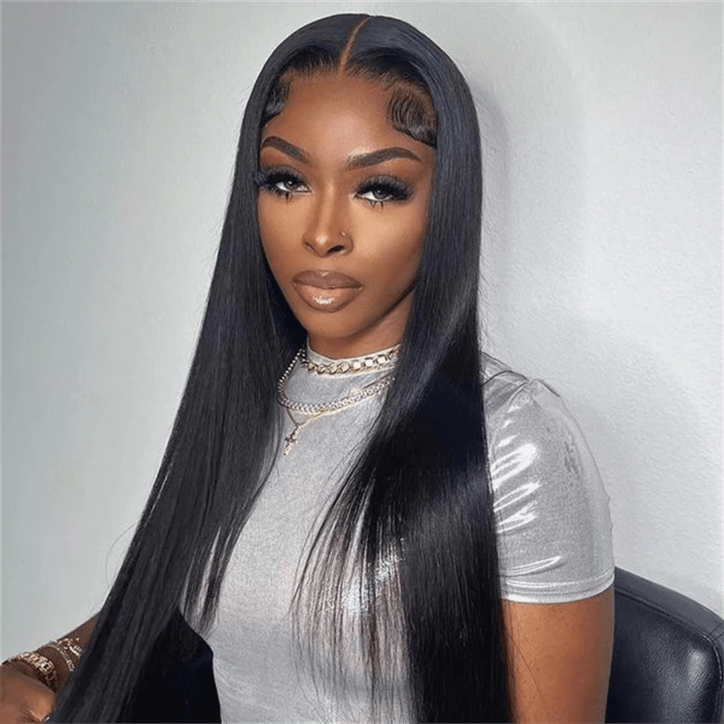 VIPbeauty Outlet Deal 4x4 Lace Closure Human Hair Wigs 180%