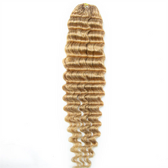 VIPbeauty #27 Deep Wave Crochet Hair Pre-Separated Feather Soft Human Hair Extensions