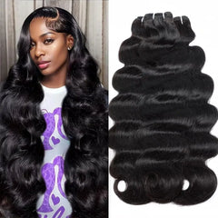 Top Grade 100% Raw Indian Virgin Human Hair Body Wave 3 Bundles Human Hair Extensions