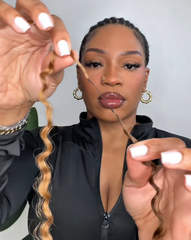 VIPbeauty New In P4/27 Highlight Feather Crochet Hair Pre-Looped Human Hair For Easy Styling