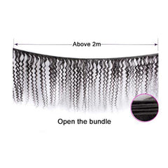 VIPbeauty Deep Wave Virgin Soft Human Hair Extensions 1 PC/Pack