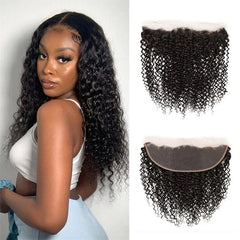 Kinky Curly 13x6 HD Lace Frontal Virgin Human Hair 150% Density